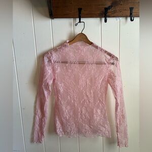 Avid Love Lace Sheer Layering Top